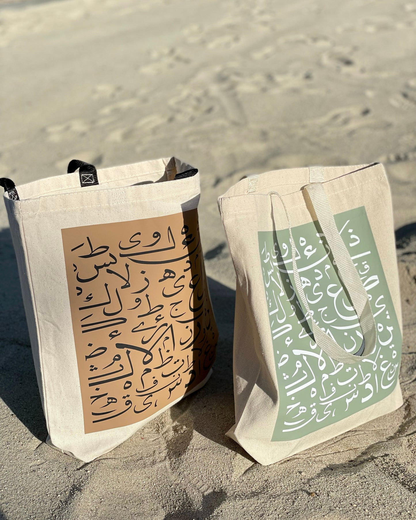 Arabic Alphabets tote bag